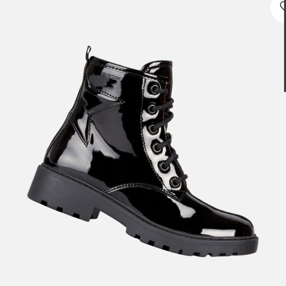 GEOX "Casey" Black Ankle Boots - Picture 3 of 3